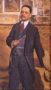 Rodolfo Amoedo Portrait of Joao Timoteo da Costa painting